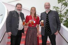 Wolfgang Wittkowsky (li.), Rebecca Streicher (Mitte)