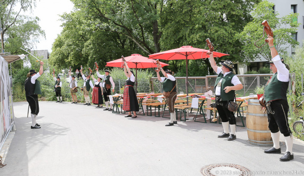 Haderner Böllerschützen, Eröffnung Haderner Bräu in München- Hadern 2023