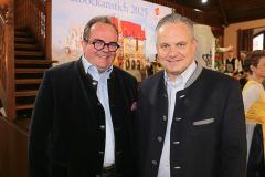 Clemens Baumgartner und Dr. Christian Scharpf (re.)