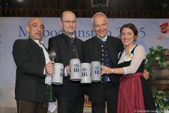 Django Asül, Albert Füracker, Dr. Michael Möller, Kathi  Wolf (von li. nach re.)